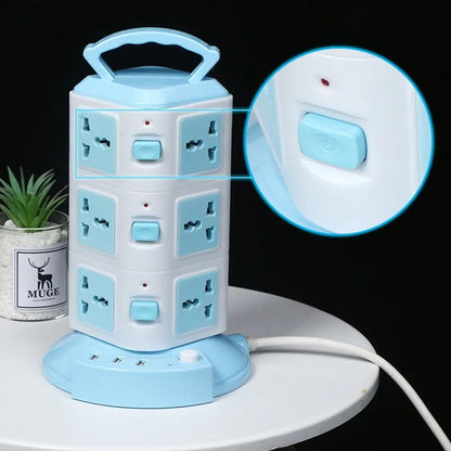 BowLift | Tower Design Surge Protector Vertical Power Strip