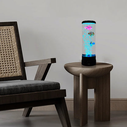 BowLift Simulated LED Colorful Bubble Fish Light for Aquarium Tank - USB Night Light for Home, Desk, Bedroom & Living Room