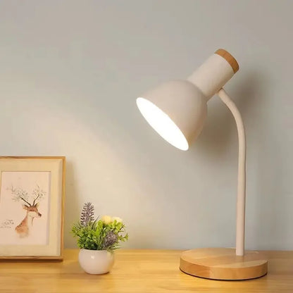 BowLift Moxie Nordic LED Desk Lamp — Autumn & Winter Lighting, Creative Wood & Iron Art