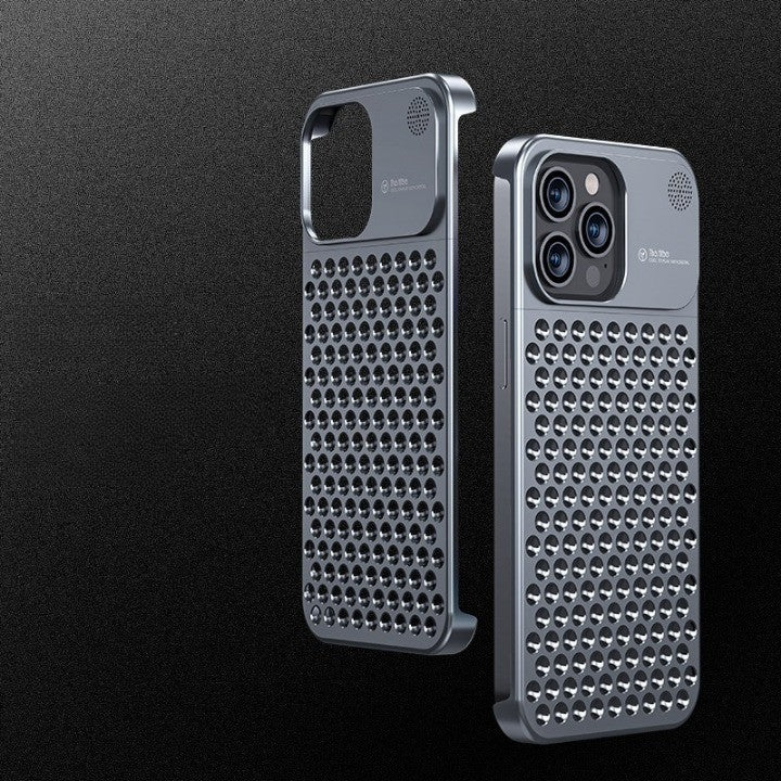 LZINA™ | Metal Vent Premium Aluminum Alloy iPhone Case