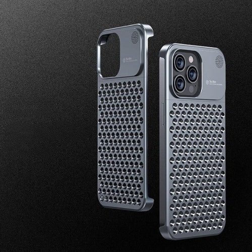 LZINA™ | Metal Vent Premium Aluminum Alloy iPhone Case