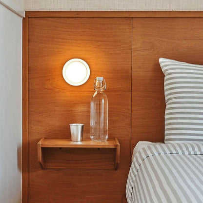 BowLift | Sleek, Futuristic Solid Plexiglass Wall Lamp — A Unique Modern Accent