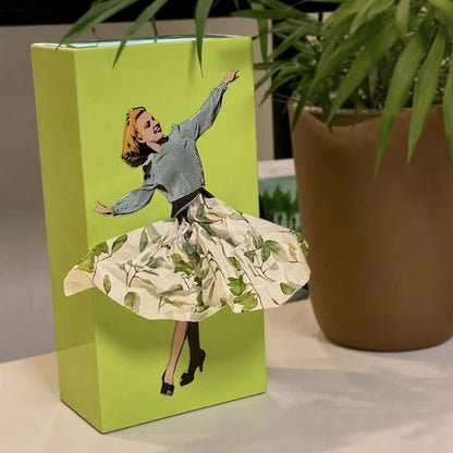 BowLift | Flying Skirt Tissue Box