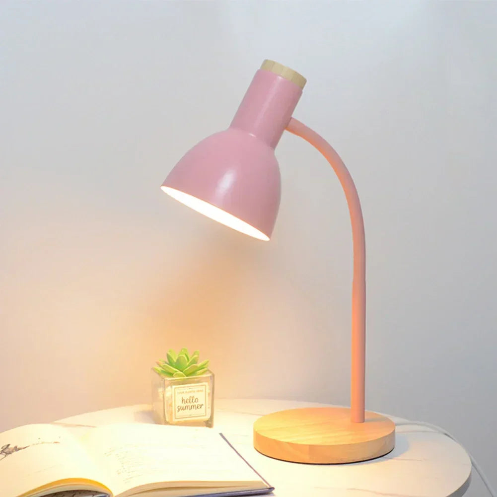 BowLift Moxie Nordic LED Desk Lamp — Autumn & Winter Lighting, Creative Wood & Iron Art