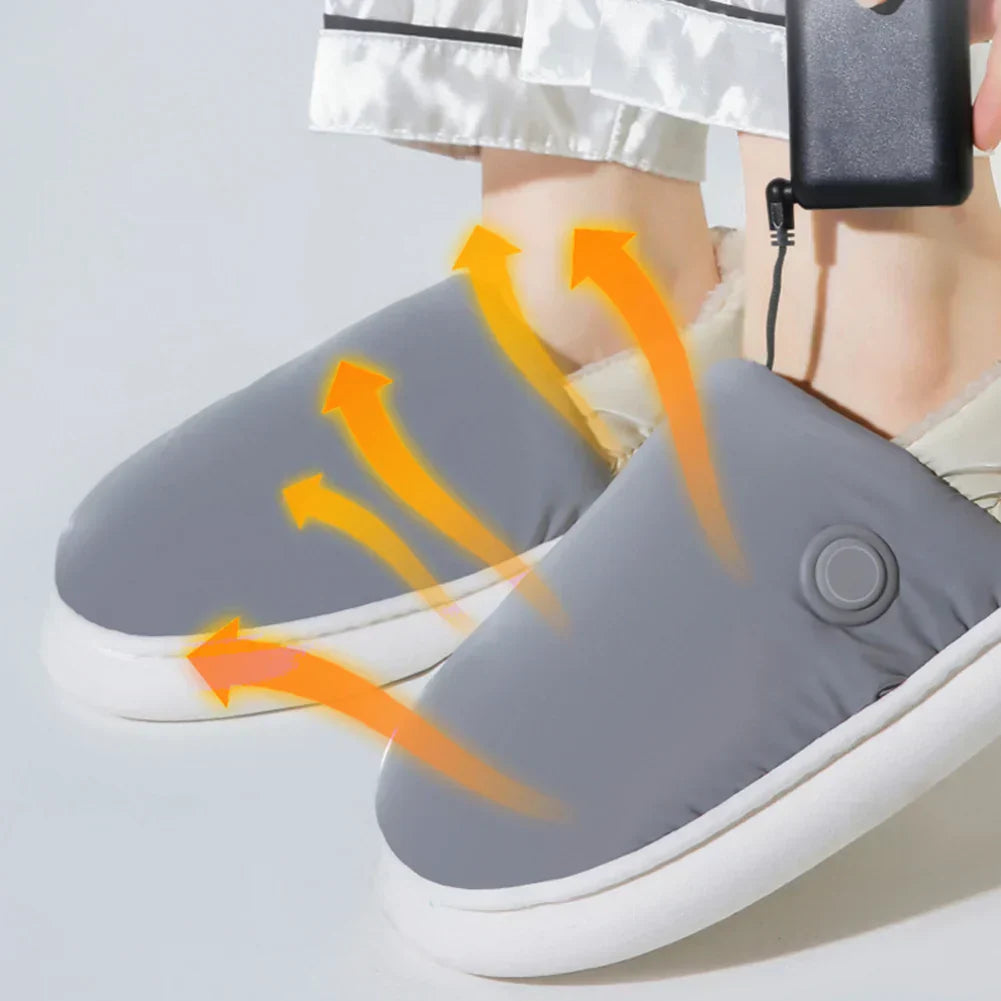 BowLift | WarmStride - Thick heated house shoes