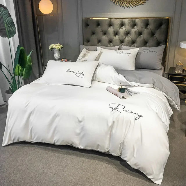 Luxury Duvet Cover with Elegant Embroidery – Soft, Breathable and High Quality | Bowlift