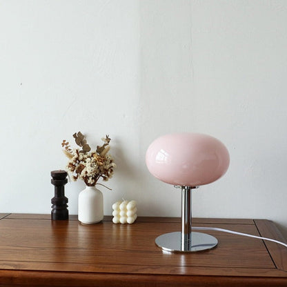 BowLift Macaron Glass Lamp: Retro-Modern Dimmable Lighting