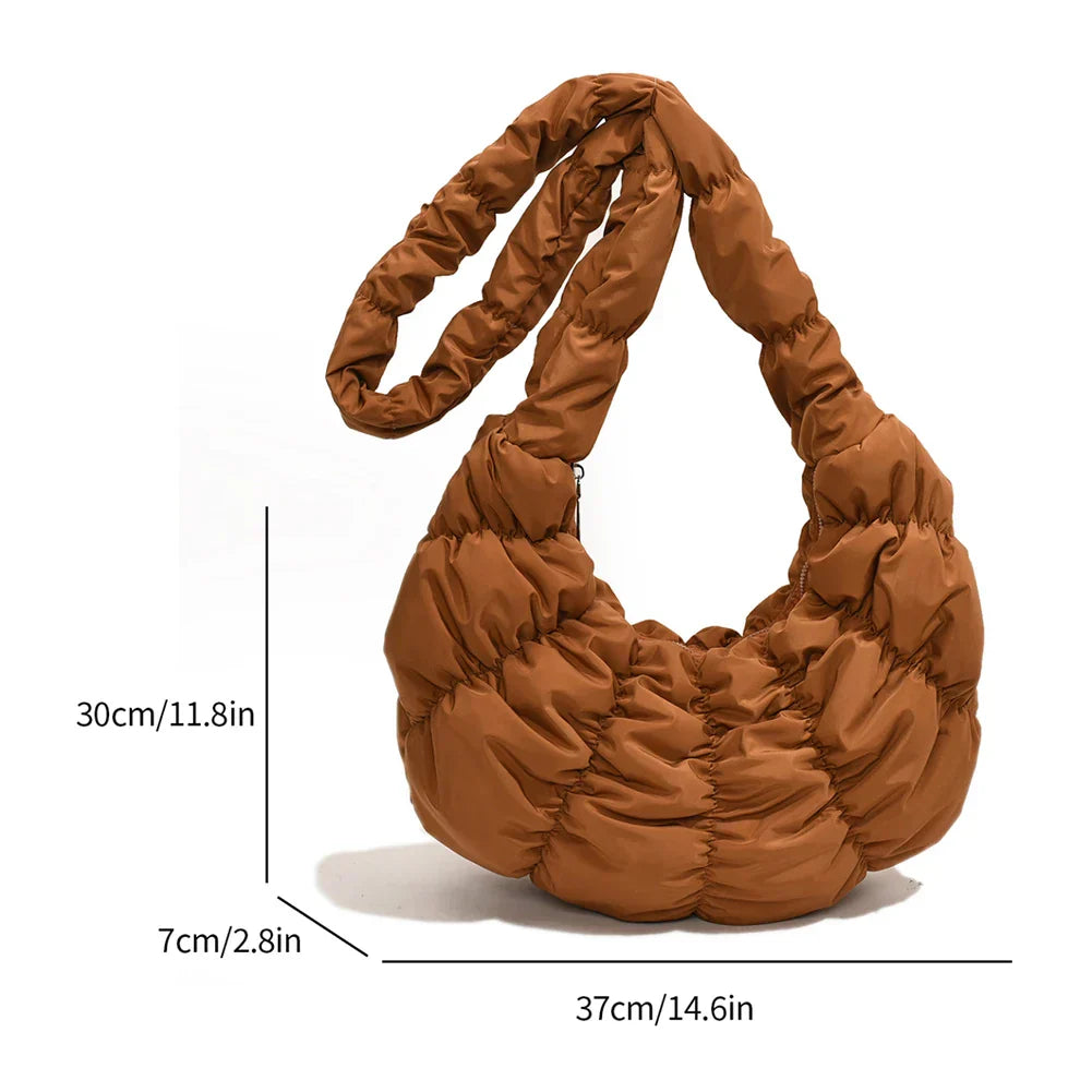 LZINA™ | Puff Croissant Shoulder Bag