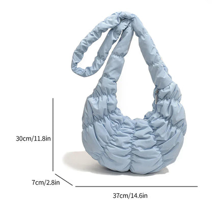 LZINA™ | Puff Croissant Shoulder Bag
