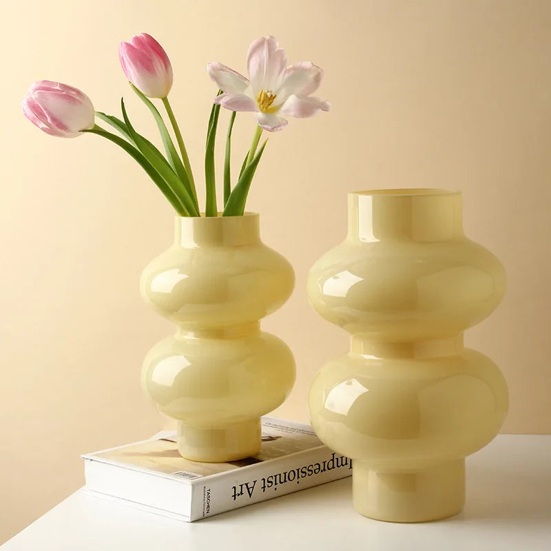 LZINA™ | Chubby 2-stage glass vase
