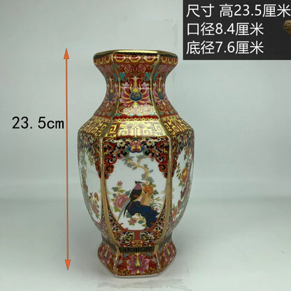 LZINA™ | Antique Royal Chinese Porcelain Vase