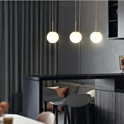 BowLift | Mid-Century Modern Glass Ball Pendant Light