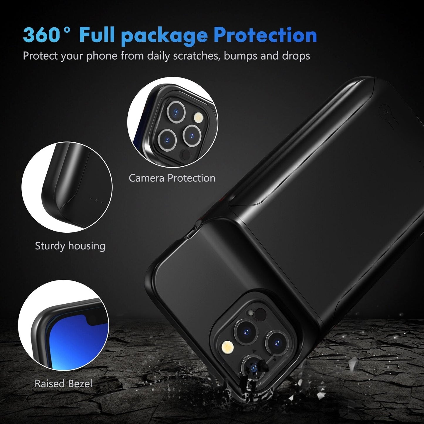 LZINA™ | Power Bank Charging Armor Phone Case