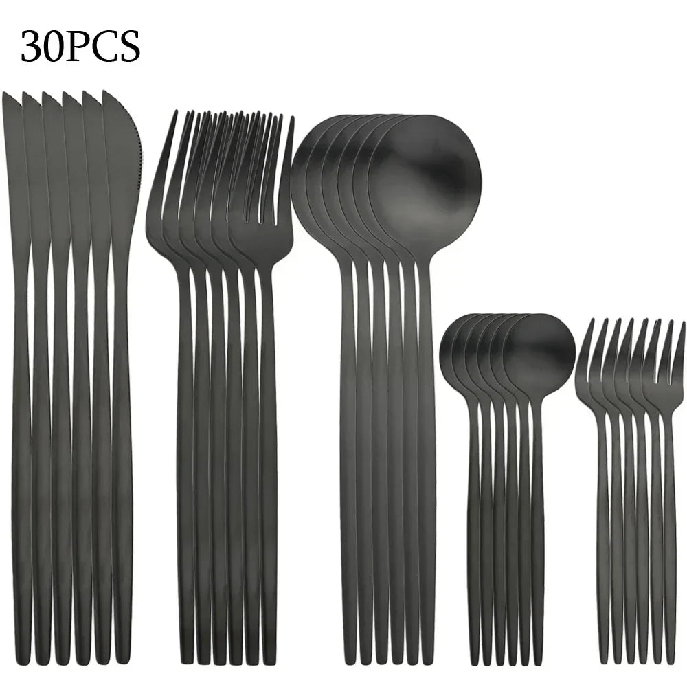 BowLift | RefinedTable | 30-piece cutlery set