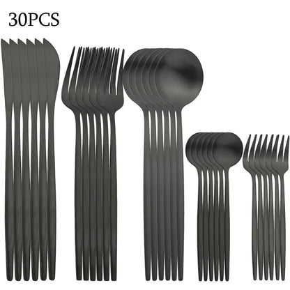 BowLift | RefinedTable | 30-piece cutlery set