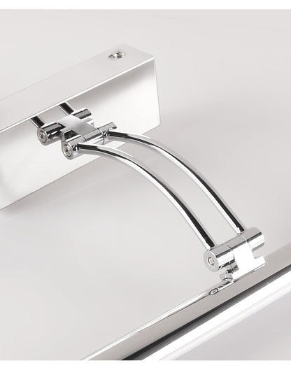 BowLift 80-100 cm LED Wall Light – Sleek Black & Silver Internal Picture Light for Bathrooms