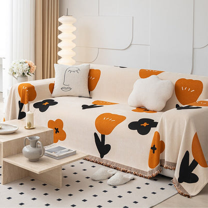 BowLift | Floral Blossom Non-Slip Modern Sofa Cover