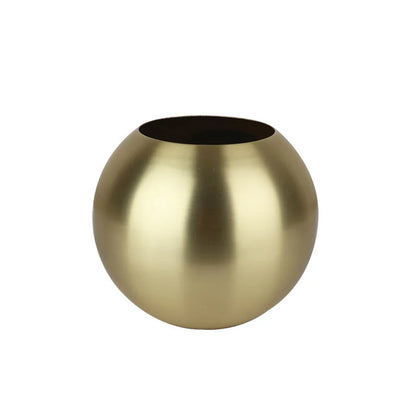 LZINA™ | Stainless Steel Vase in Nordic Style Desktop Flower Pot BeFlower Pots Gold Black Rose Gold Classic Home Decoration