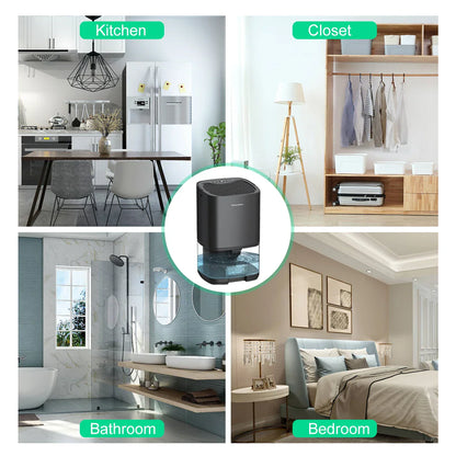 LZINA™ | 1000ml Portable 2-in-1 Dehumidifier with Air Filter & Night Light – Aveline