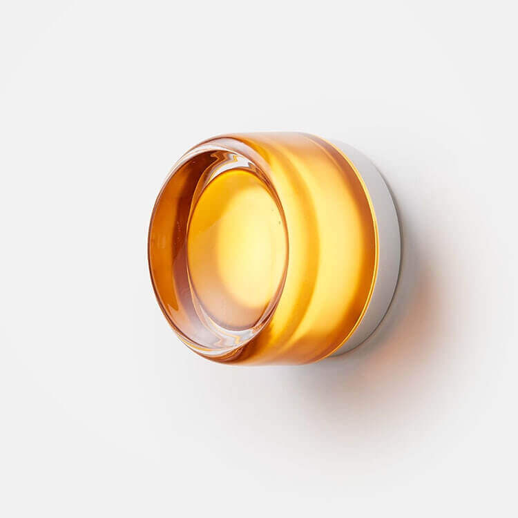 BowLift | Sleek, Futuristic Solid Plexiglass Wall Lamp — A Unique Modern Accent