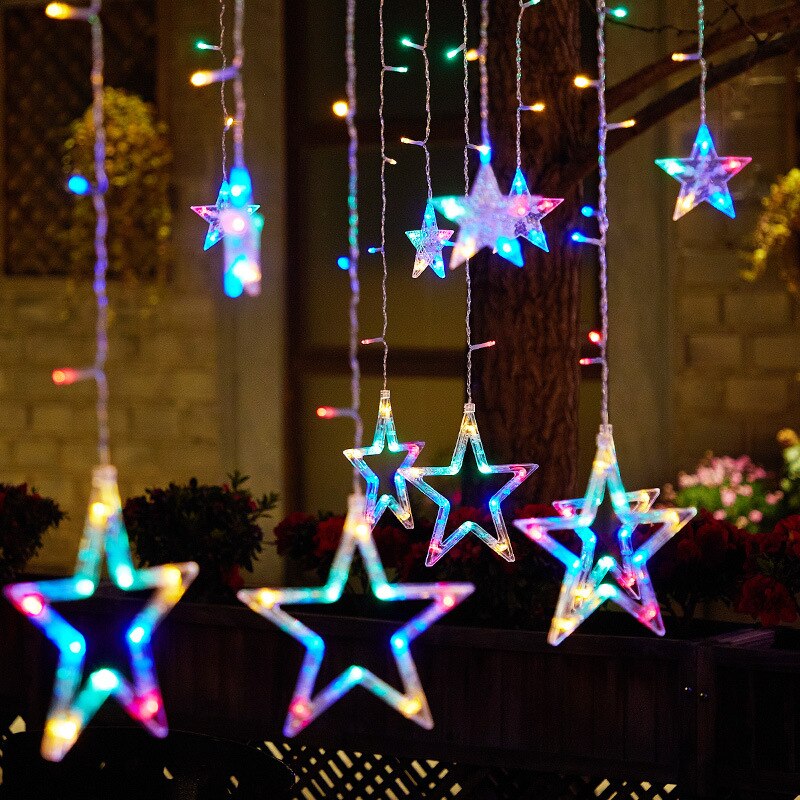 LZINA™ | Solar Moon Star Lamp LED String Lights Decoration