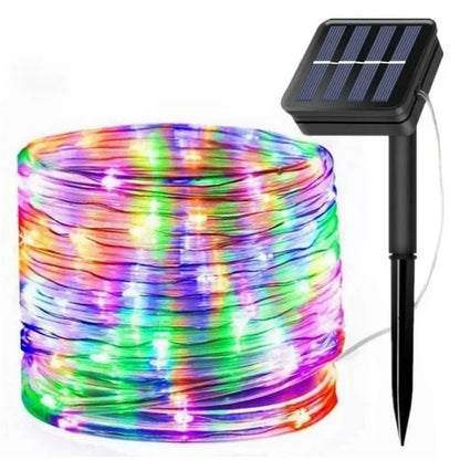 LZINA™ | LED Solar String Lights - Outdoor Waterproof Lights for Christmas, Garden, Lawn, Trees, Fence, and Pathway Decor