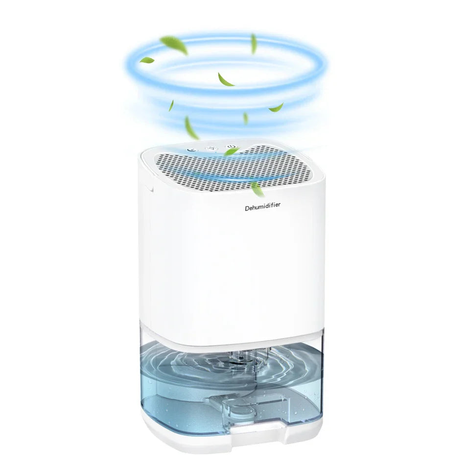 LZINA™ | 1000ml Portable 2-in-1 Dehumidifier with Air Filter & Night Light – Aveline