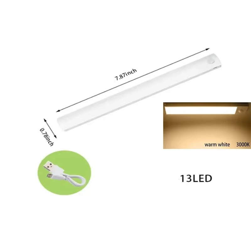 LZINA™ | Smart Sensor LED Night Light - Motion-Activated, Dimmable & Rechargeable