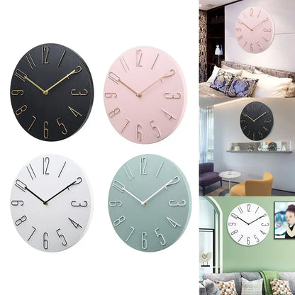 BowLift | QuartzLine | Simple, minimalist wall clock