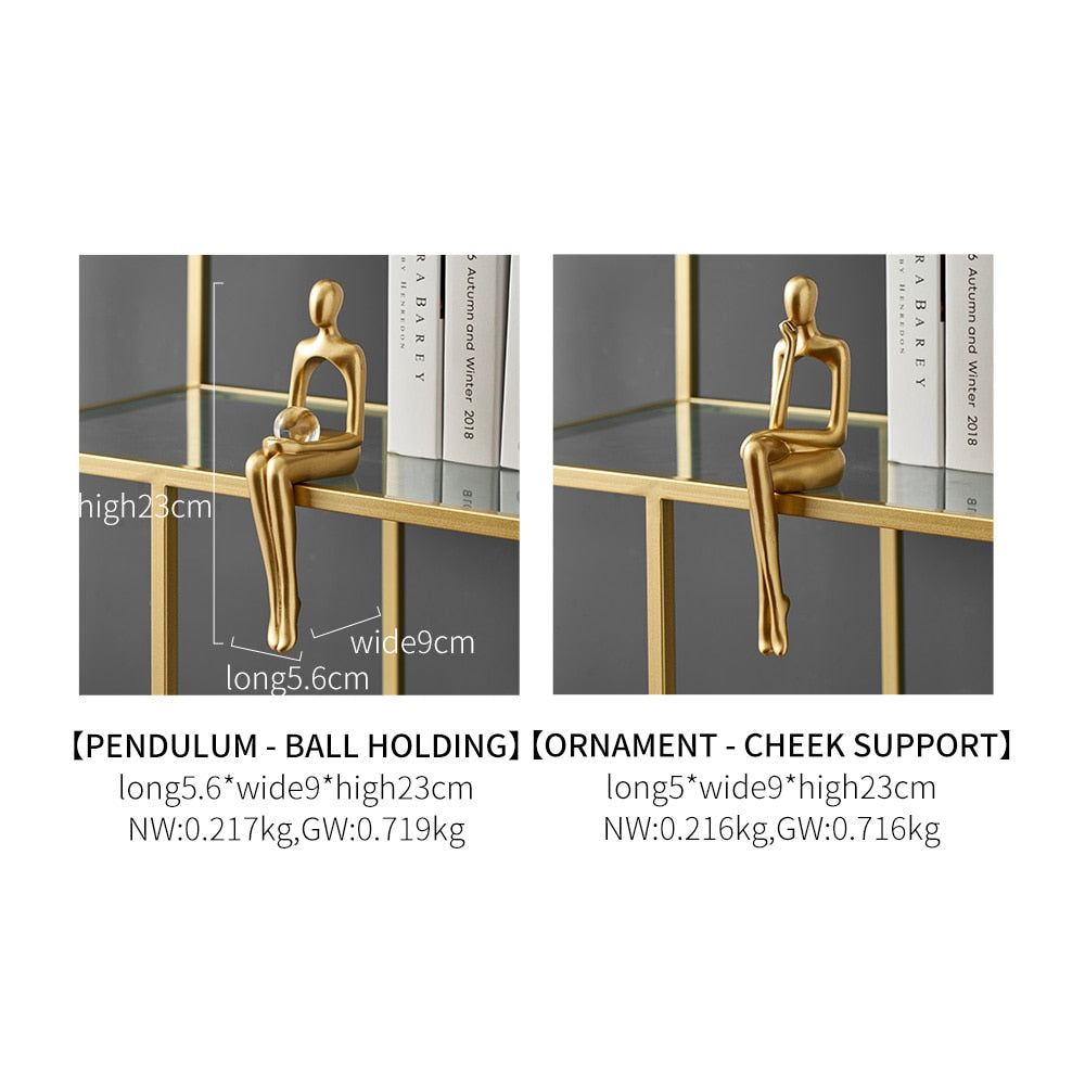 LZINA™ | Modern Figurines Abstract Home Decor Sculpture