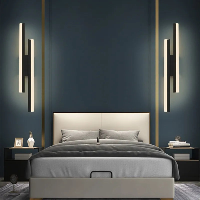 BowLift DoubliGlow: Sleek Minimalist Modern LED Wall Light