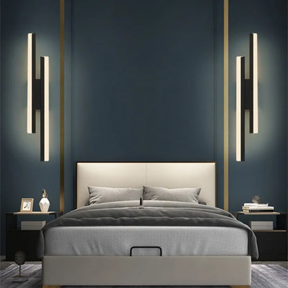 BowLift DoubliGlow: Sleek Minimalist Modern LED Wall Light