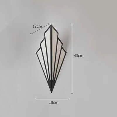 BowLift - Elegant Fan-Shaped Art Deco Wall Light