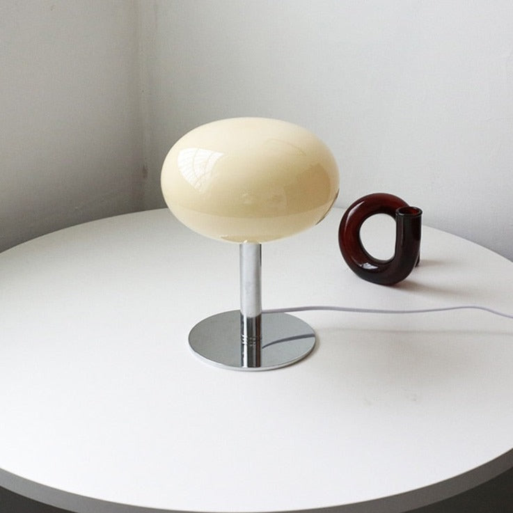 BowLift Macaron Glass Lamp: Retro-Modern Dimmable Lighting