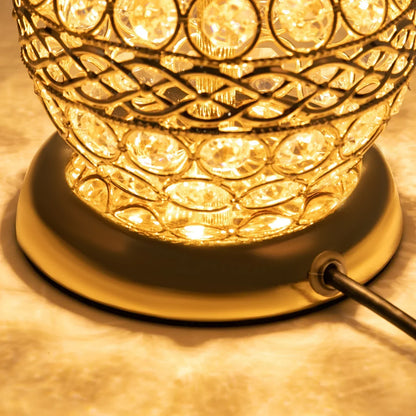 BowLift Modern Crystal Luxury Nightstand Lamp – Elegant Decorative Bedside Light