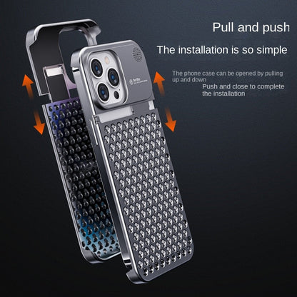 LZINA™ | Metal Vent Premium Aluminum Alloy iPhone Case