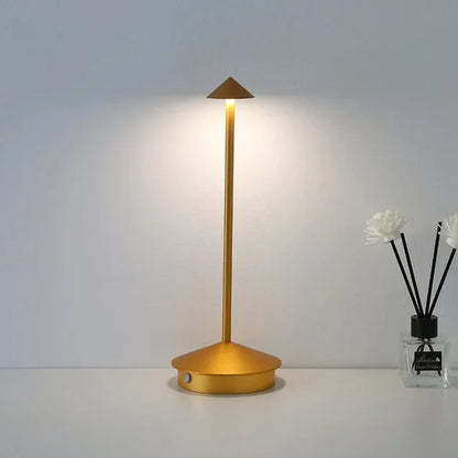 BowLift Rechargeable LED Table Lamp - Touch-Control, Creative Dining Room Lighting for Hotels, Bars & Coffee Areas - Pina Pro Decorative Desk Lamp