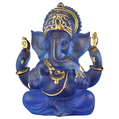 LZINA™ | Rare colored semi-transparent Ganesh statues for luck in your home