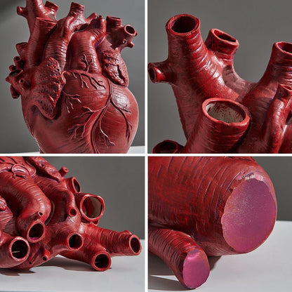 LZINA™ | Heart Dry Plants Artificial Vase