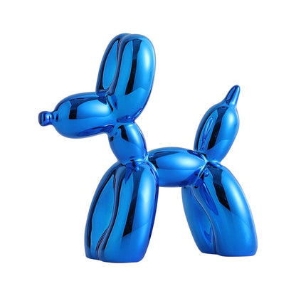 LZINA™ | Balloon Dog Sculpture, Balloon Art Statue, Mini Collectible Figure, Home Decor, Resin Figure, Desk Accessories, Room Decoration