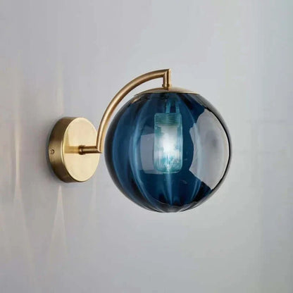 BowLift Colorful Glass Modern Wall Lamp – Vibrant Glass Accent Lighting for Home Decor