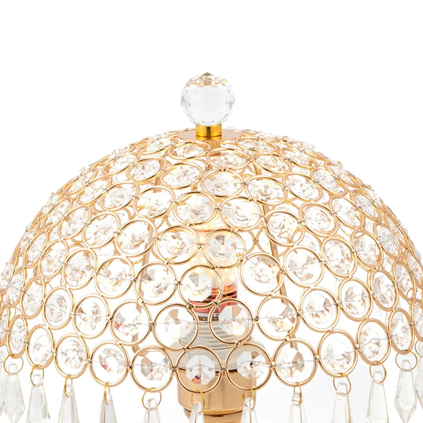 BowLift Modern Crystal Luxury Nightstand Lamp – Elegant Decorative Bedside Light