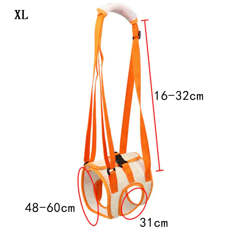 Ergonomic lifting harness for dogs hind legs Bowlift