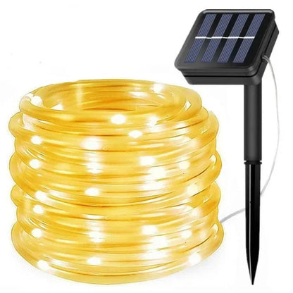 LZINA™ | LED Solar String Lights - Outdoor Waterproof Lights for Christmas, Garden, Lawn, Trees, Fence, and Pathway Decor