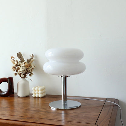 BowLift Macaron Glass Lamp: Retro-Modern Dimmable Lighting