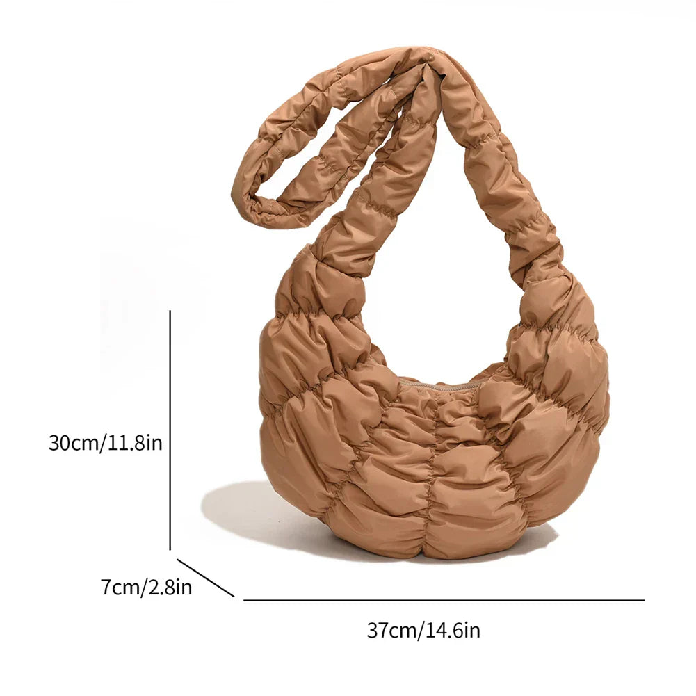 LZINA™ | Puff Croissant Shoulder Bag