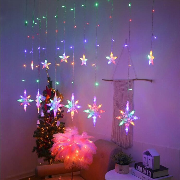 LZINA™ | Solar Moon Star Lamp LED String Lights Decoration