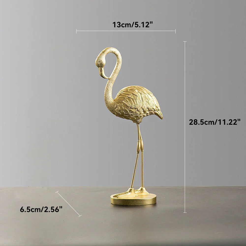 LZINA™ | Nordic Flamingo Figurine Figure Statue Sculpture Living Room Office Wedding Party Ornaments Home Decor Decoration Accessories
