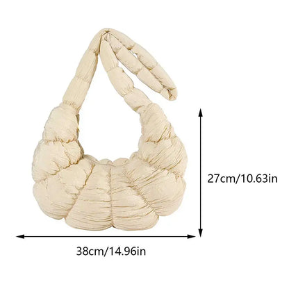 LZINA™ | Puff Croissant Shoulder Bag
