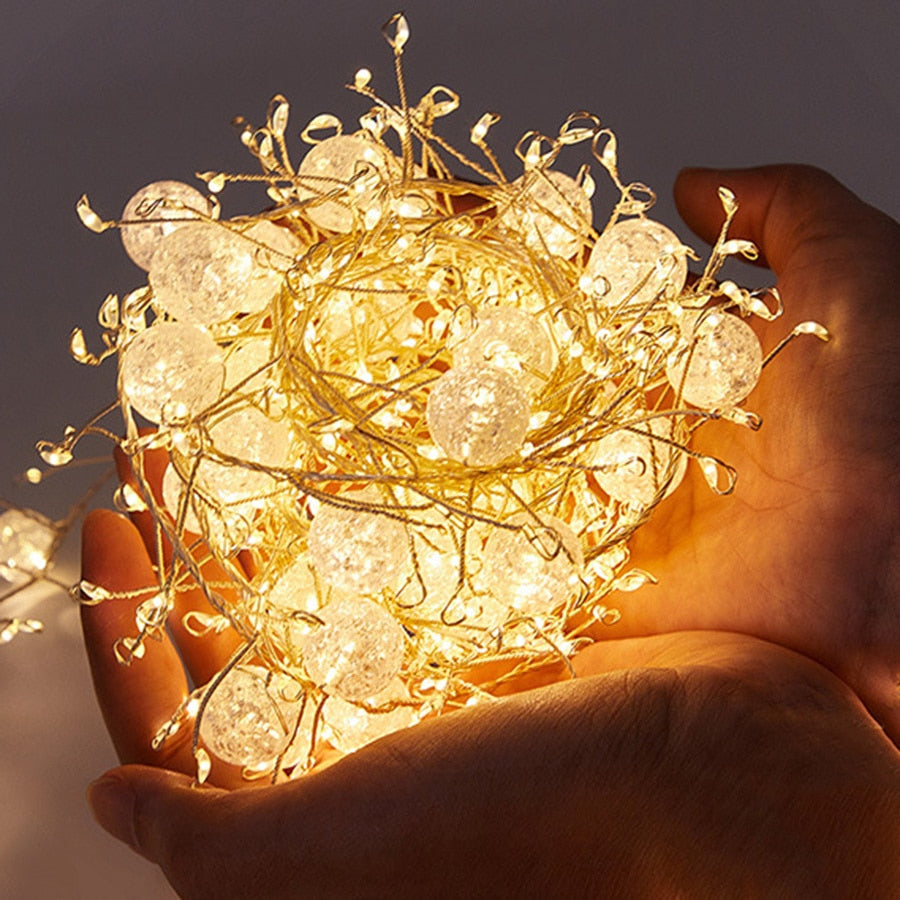 BowLift Fireworks Fairies Twinkle Cluster String Lights — Dazzling Sparkle for Party Decor